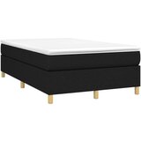  Za krevet s oprugama crni 120x200 cm od tkanine | shoptok.hr