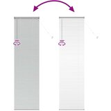 vidaXL Okenska roleta z zavesami Drugo Srebrna 60 x 220 cm Aluminij | Shoptok.si