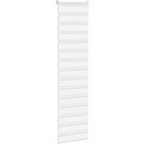 vidaXL Zebra senčilo bela 60x230 cm tkanina širina 55,9cm poliester | Shoptok.si