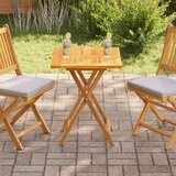 Stolna ploča od masivne tikovine 60 x 60 x 2,5 cm | Shoptok.si