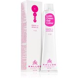 Kallos KJMN Cream Hair Colour Keratin & Argan Oil barva za lase s keratinom in arganovim oljem odtenek Light Brown 5.0 100 ml | Shoptok.si