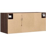  Zidni TV ormarić LED smeđa boja hrasta 80x31x35 cm | shoptok.hr