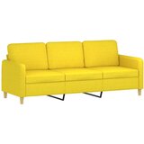 3-dijelni set sofa s jastucima svjetložuti od tkanine | shoptok.hr
