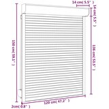  Roletna Antracit 120 x 150 cm Aluminij i poliuretan - Antracit 120 x 150 cm | shoptok.hr