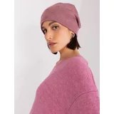 Fashion Hunters Dusty purple winter hat with cashmere