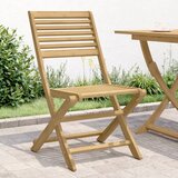 Maison Chic Zložljivi Vrtni Stoli - Stol za vrti 2 kosa 48,5x61,5x87 cm trdna akacija JS2659, (21876287) | Shoptok.si