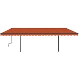  Automatska tenda na uvlačenje 6 x 3 m narančasto-smeđa | shoptok.hr