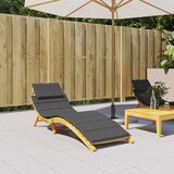  Jastuk za ležaljku prošarani antracit 186x58x4 cm od tkanine | Eponuda.com