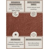 Hanse Home Opečnato oranžna ročno tkana volnena preproga 120x180 cm Calmio – | Shoptok.si