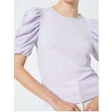 Koton Gathered Sleeves T-Shirt Crew Neck | shoptok.hr
