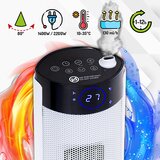 Adler keramični lcd kalorifer 2200W z vlažilcem, stolp, bel AD7730 | Shoptok.si