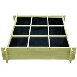 Posuda za sadnju 90 x 90 x 20 cm od impregniranog drva | shoptok.hr