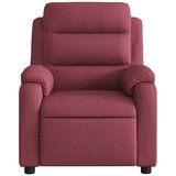  Masažni naslonjač od tkanine crvena boja vina | shoptok.hr