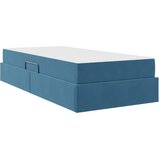  s madracem i skladištem Tamno plava 100 x 200 cm Baršun | shoptok.hr