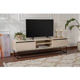 Hanah home Escape 180 -Black, Travertine TravertineBlack TV Stand | ePonuda.com