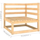  Vrtna sedežna garnitura 11-delna z antracit blazinami borovina, (20598057) | Shoptok.si