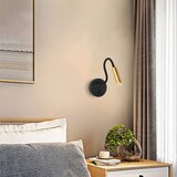  Brilagi - LED fleksibilna zidna lampa MAYA LED/3W/230V 4000K crna/zlatna | Eponuda.com