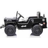 Lean_Toys Otroški električni avto USA ARMY 4x4 Enosed 12V Črna | Shoptok.si