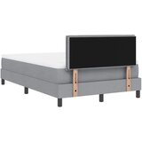 Box spring krevet Svjetlosiva 120 x 190 cm tkanina - Svjetlosiva 120 x 190 cm Dizajn linija | shoptok.hr