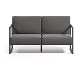 Kave Home Tamno siva vrtna sofa aluminijska Comova – Cijene