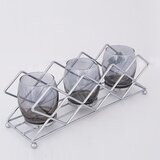  Svečnjak 33x10x11 cm sjajni hrom | Eponuda.com