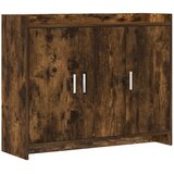 vidaXL Kreveta Dimljeni hrast 98 5 x 33 x 80 cm Konstruirano drvo - Dimljeni hrast | shoptok.hr