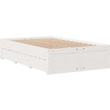  Krevet s regalom z knjige bez madraca bijeli 135x190cm borovina | shoptok.hr