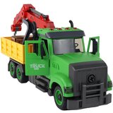 Lean_Toys Zeleni prekucnik z dvigalom | Shoptok.si