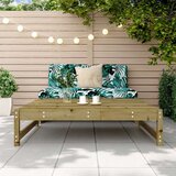  Vrtni tabure 120 x 80 cm od impregnirane borovine | shoptok.hr