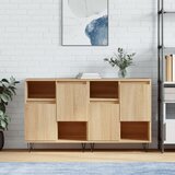 vidaXL Komoda 2 kosa sonoma hrast inženirski les | Shoptok.si