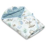 Sensillo Baršunasti kolević swaddle deka xl stroll plava | shoptok.hr