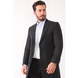 Dewberry PLT8390 MEN'S COAT-PATTERNED ANTHRACITE | shoptok.hr