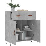  Komoda siva boja betona 69,5x34x90 cm od konstruiranog drva Slike