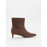 Reserved Kožne gležnjače - tamnosmeđe | shoptok.hr
