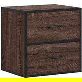  Zidni noćni ormarići 2 kom smeđi hrast 40x31x39 5 cm | shoptok.hr