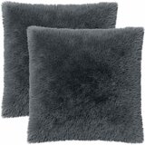  Presvlaka za jastuk 2 pcs HEERLEN Antracit 80 x 80 cm PV flis | shoptok.hr