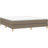  Okvir za krevet s oprugom smeđesivi 180x200 cm od tkanine | shoptok.hr