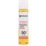 Garnier Vitamin C Brightening Over Make-Up UV Mist SPF50+ proizvod za zaštitu lica od sunca za sve vrste kože 75 ml za žene Cijene