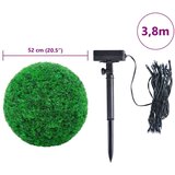 vidaXL Umjetne kugle od šimšira s LED svjetlima 2 kom zelene 52 cm Cijene