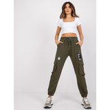 RUE PARIS Sweatpants-RV-DR-7461.03-khaki | shoptok.hr