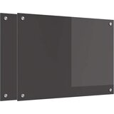  Kuhinjski zid 2 pcs Tamno siva 70 x 50 cm | Shoptok.si