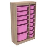 Hanah home višenamenska polica montana xs 2D4N8U sonomo pink | ePonuda.com