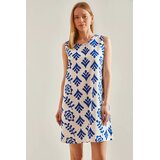 Bianco Lucci ženska haljina 60081028, mini, belo-plava | Eponuda.com