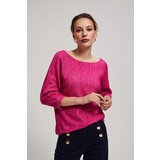Marisse Fuchsia Sweater With 3/4 Sleeves Cene