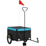 Prikolica za bicikl crno-plava 45 kg željezna | shoptok.hr