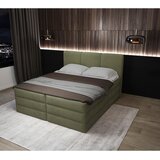 MID.YOU POSTELJA BOXSPRING 160 cm x 200 cm , les, tekstil, leseni material zelena | Shoptok.si