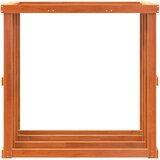 vidaXL Vanjski držač za cjepanice voštano smeđi 109x52x106 cm borovina | shoptok.hr