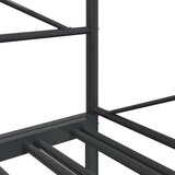  Krevet na rasklapanje bez madraca crni 100x200 cm čelik | shoptok.hr