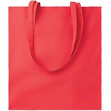  VREĆICE ZA KUPOVINU PAMUČNA 38X42CM-DUGE RUČKE MIDOCEANBRANDS MO9268-05 CRVENA | shoptok.hr