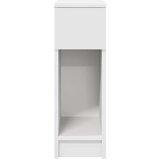 vidaXL Nočna omarica z predalom bela 20x36x60 cm | Shoptok.si